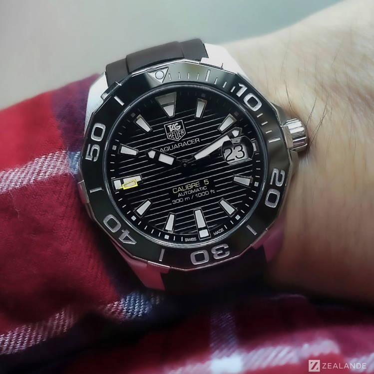 HOW TO WIND YOUR TAGHEUER AQUARACER CALIBRE 5 ZEALANDE